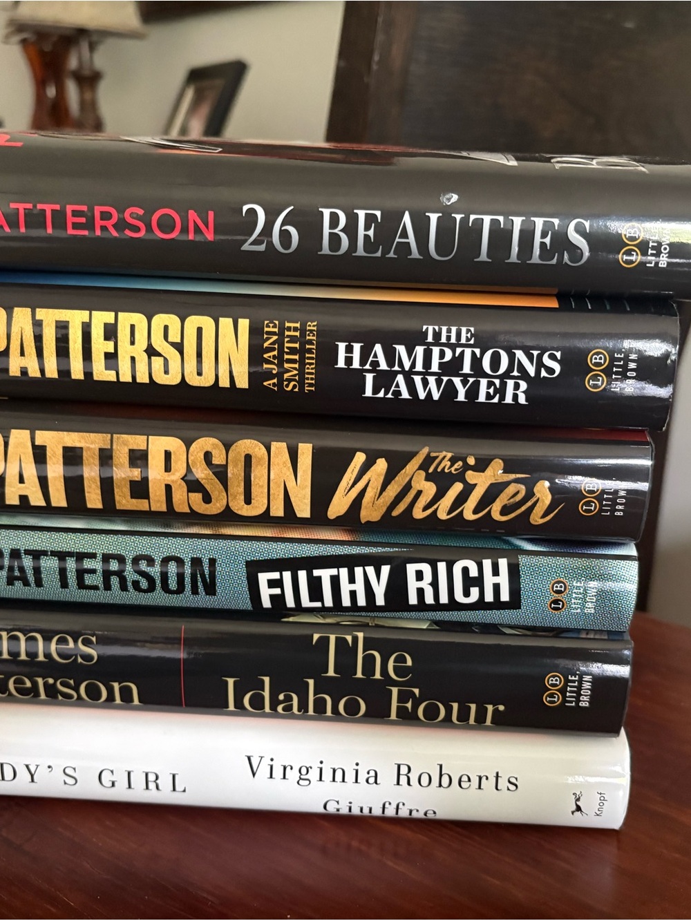 James Patterson Hardcover Book Set - Black, Gold, Teal, White